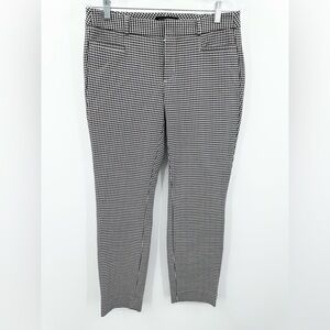 Banana Republic Brown/Navy‎ Checkered Women's Trouser Pants Size 6